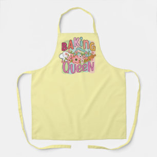 Cute baking Queen kitchen Apron