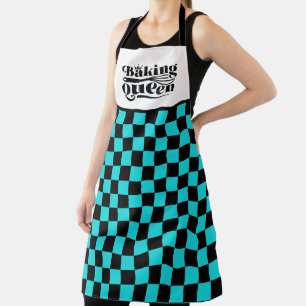 Cute baking Queen word art Apron