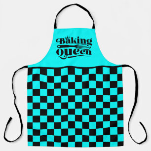 Cute baking Queen word art Apron