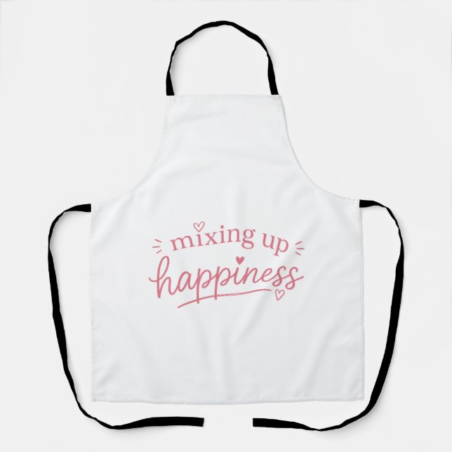 Cute Baking Quote Kitchen Apron | Gift for Bakers (Front)