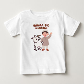 Cute Bakra Eid Mubarak - Kids Eid CelebratiT-Shirt Baby T-Shirt