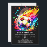 Cute Ball Printable Soccer Birthday Invitation<br><div class="desc">Delight in the adorableness of our Cute Ball Printable Soccer Birthday invitation. This charming design effortlessly combines cuteness with the excitement of soccer, creating an invitation that appeals to both kids and parents. The printable features add a practical touch, ensuring easy customisation with your child's name and party details. This...</div>