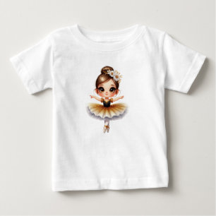 Cute Ballerina Baby T-Shirt