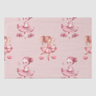 Cute Ballerina Design Tissue Paper