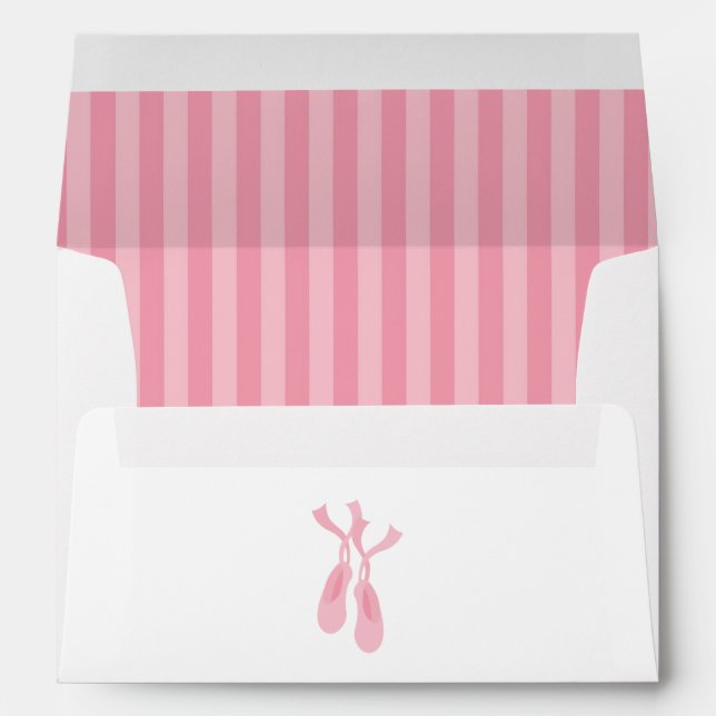 Cute Ballerina Envelope (Back (Bottom))