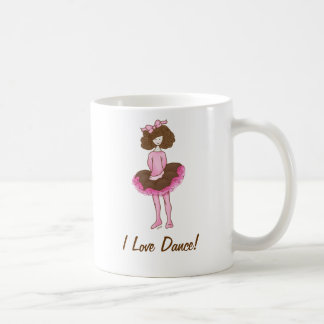 Cute Ballerina - Pink Dancer Coffee Mug