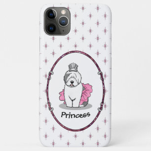 Cute Ballet Princess Old English Sheepdog Grey 1 iPhone 11 Pro Max Case