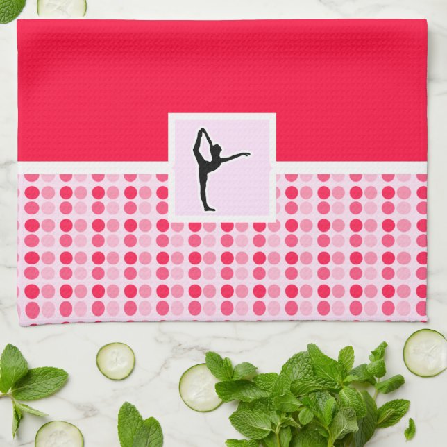 Cute Ballet Tea Towel (Folded)