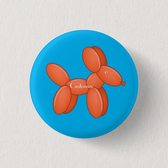 Cute Balloon Dog  Thunder_Cove 3 Cm Round Badge (Front)