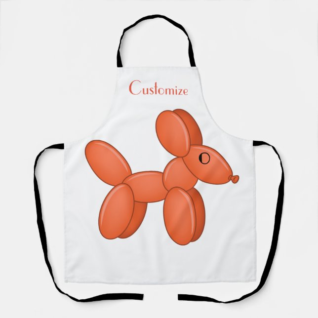 Cute Balloon Dog  Thunder_Cove  Apron (Front)