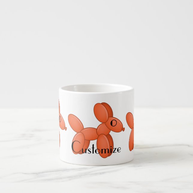 Cute Balloon Dog  Thunder_Cove  Espresso Cup (Front)