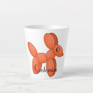 Cute Balloon Dog  Thunder_Cove Latte Mug