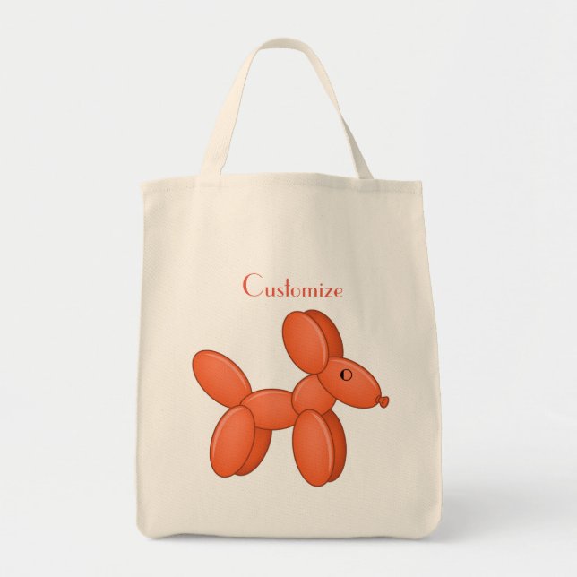Cute Balloon Dog  Thunder_Cove  Tote Bag (Front)