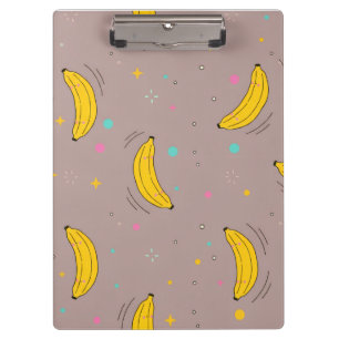 Cute Banana All-Over Print Clipboard