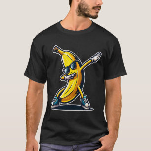 Cute Banana Dabbing Dancing Shirt Funny Kids Print