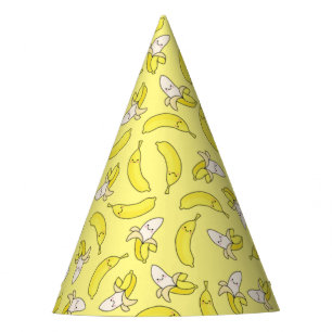 Cute Banana Kids Birthday Kawaii Party Hat