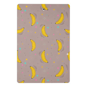 Cute Banana Pattern Mini Clipboard