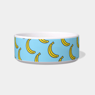 Cute Banana Summer Pet Lover Pattern Bowl