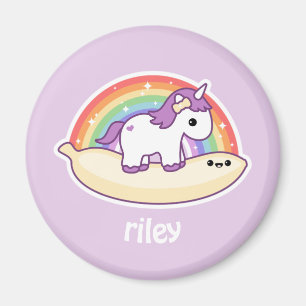 Cute Banana Unicorn Magnet