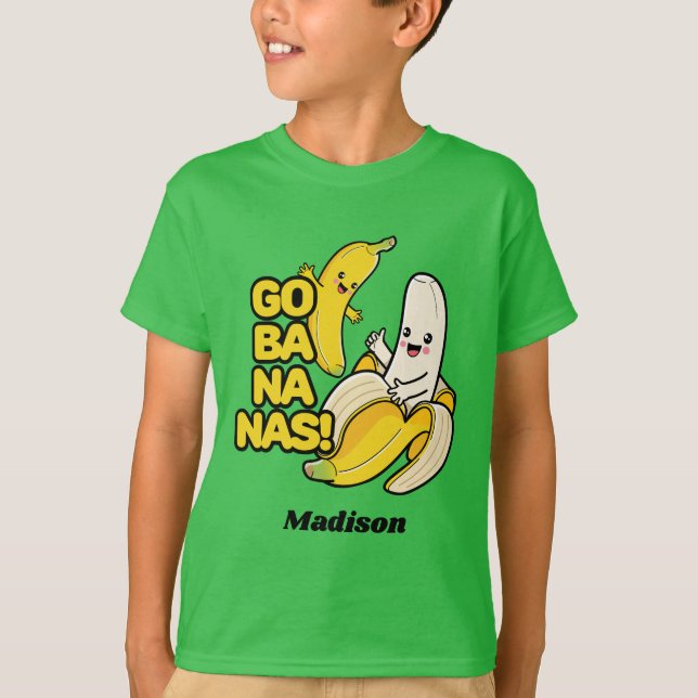 Cute Bananas custom name T-Shirt (Front)