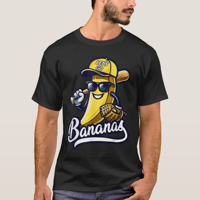Cute Bananas Proud Name Graphic Bananas Lover Men  T-Shirt (Front)