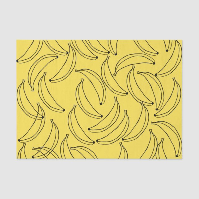 Cute Bananas Tissue Paper (Front)