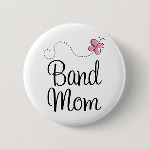 Cute Band Mum Gift 6 Cm Round Badge