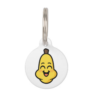 Cute Banini Banana Kawaii Character Art Pet Tag
