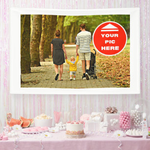 Cute! Banner - Personalised - 4'x6'