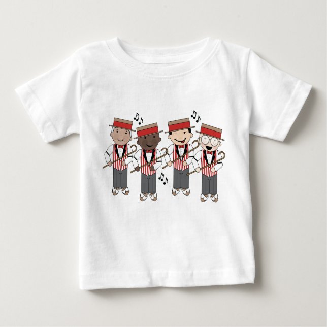 Cute Barbershop Quartet Gift Baby T-Shirt (Front)