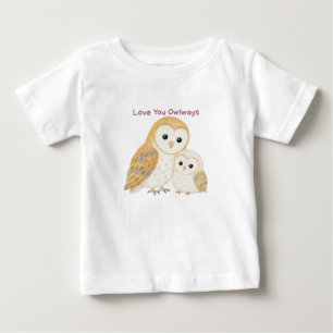 Cute Barn Owl Baby T-Shirt