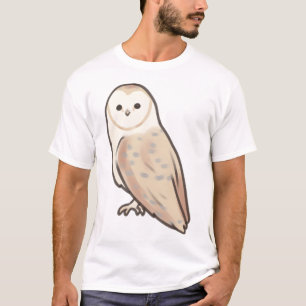 Cute barn owl Delight � Cute Animal Art T-Shirt