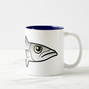 Cute Barracuda Two-Tone Coffee Mug