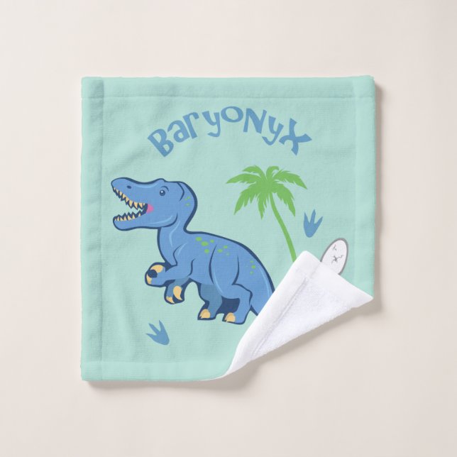 Cute Baryonyx Wash Cloth (Wash Cloth)
