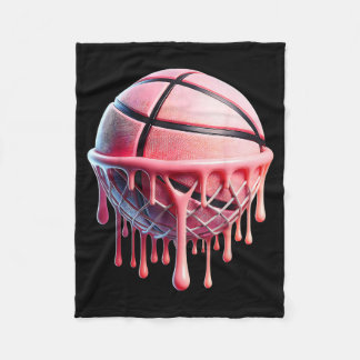 Cute Basball Art For Women Girls Fleece Blanket
