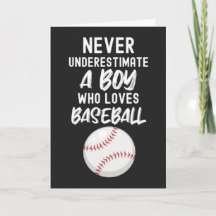 Cute Baseball Cards For Baby Boys Kid Lover Player