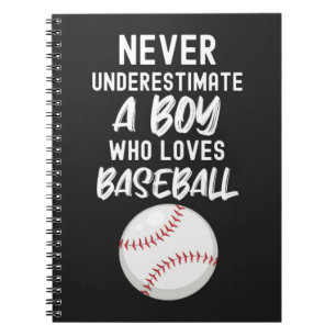 Cute Baseball Gifts For Baby Boys Kids Lover Team Notebook