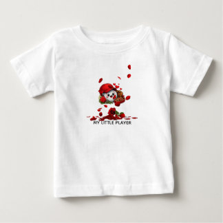 Cute Baseball Love Design Baby T-Shirt