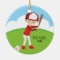 Cute Baseball Player Personalised Christmas