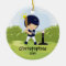 Cute Baseball Player Sport Christmas Ornament