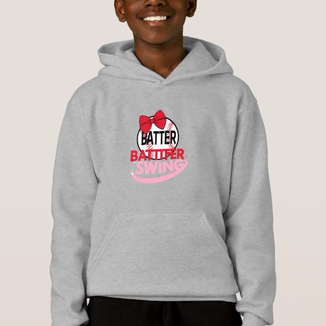  Cute Baseball-Themed "Batter Batter Swing" Design (Front)