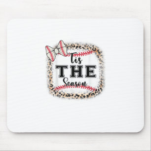 Cute Baseball Tis The Season Mum Sister Toddler Gi Mouse Pad