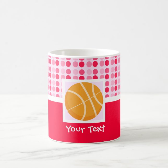 Cute Basketball Coffee Mug (Center)