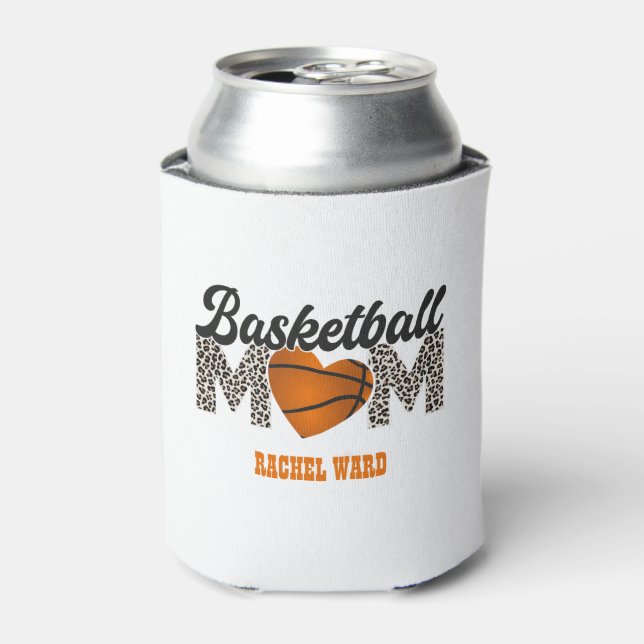 Cute Basketball Mum Can Cooler (Can Front)
