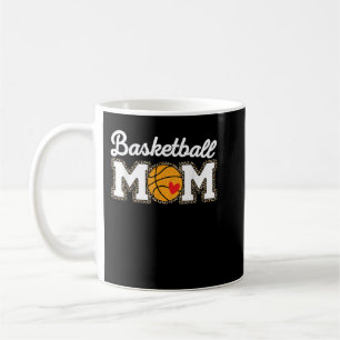 Cute Basketball Mum Leopard Print Mothers Day T-Sh Coffee Mug
