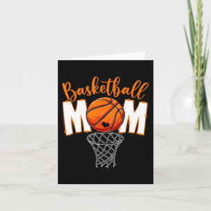 Cute Basketball Mum Mama Mother's Day From Son Dau Card
