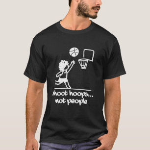 Cute Basketball Player Shoot Hoops T Shirt
