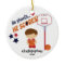 Cute Basketball Player Sport Christmas Ornament