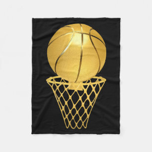 Cute Basketball Playerrophy Game Coach Sports Fleece Blanket