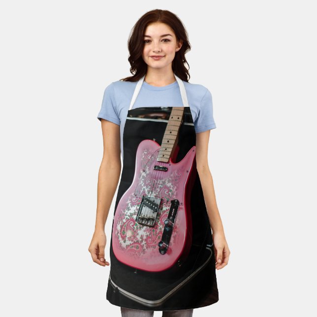 Cute Bass Guitar Apron (Worn)